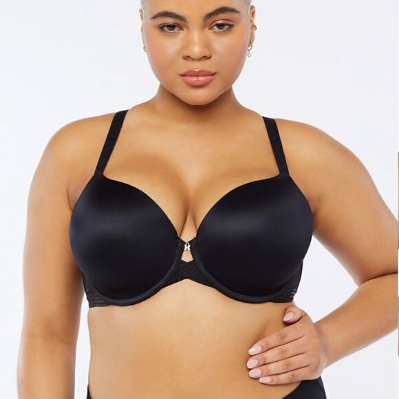 Savage X Fenty Core Microfiber T-Shirt Bra 42DDD Black Caviar - Picture 2 of 7